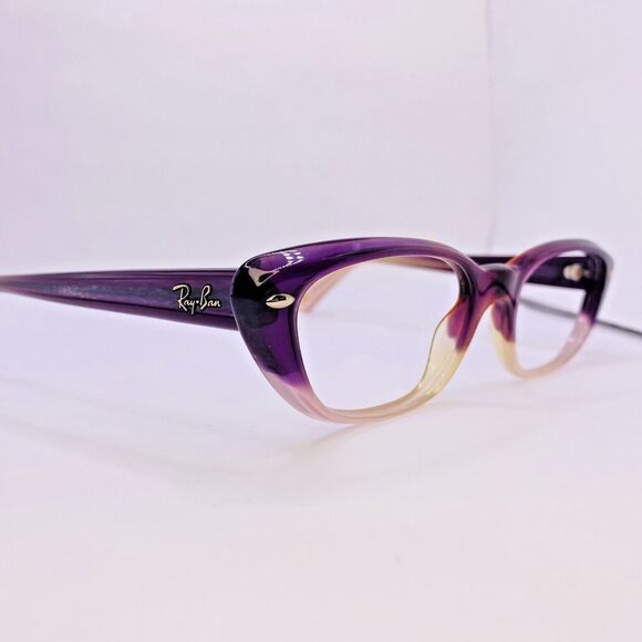Ray-Ban Authentic Eyeglasses RB 5242 5071 51 [] 18 140 MM Purple Translucent - Picture 1 of 9